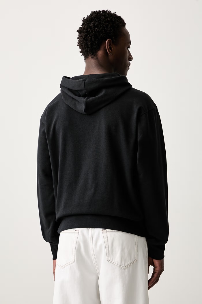Odzież adidas bluza z kapturem męska z bawełną Feelcozy JE3849 czarny