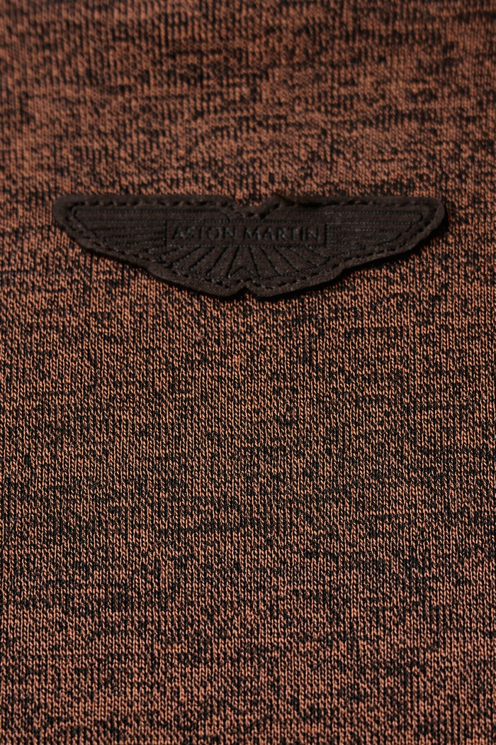 Mikina pánska s bavlnou BOSS x Aston Martin BOSS hnedá 50565041