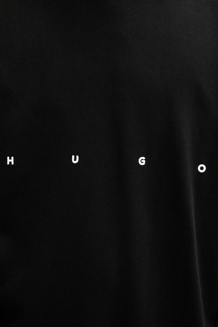 HUGO pulover moški Darislong 50563465 črna