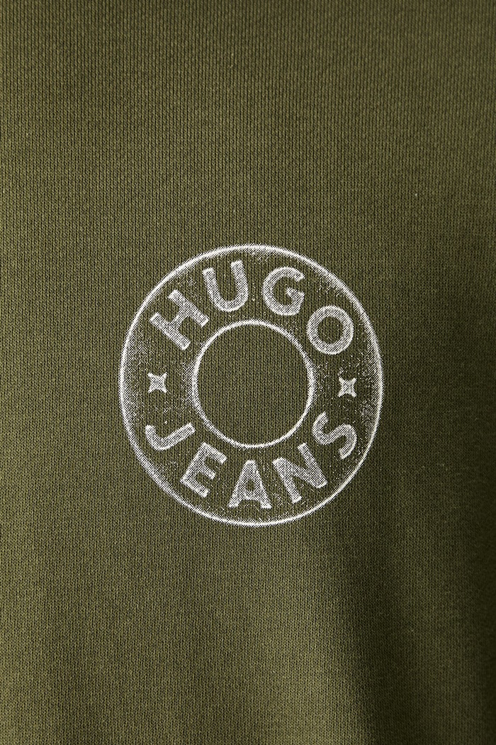 HUGO Blue кофта чоловіча бавовняна Nedos 50572298 зелений