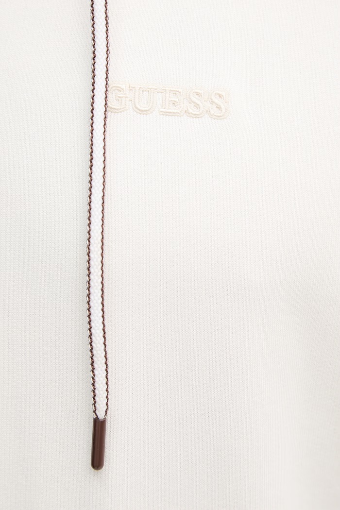 Guess pulover s kapuco moški bombažen FRANC Z6YQ23.K5012 bela