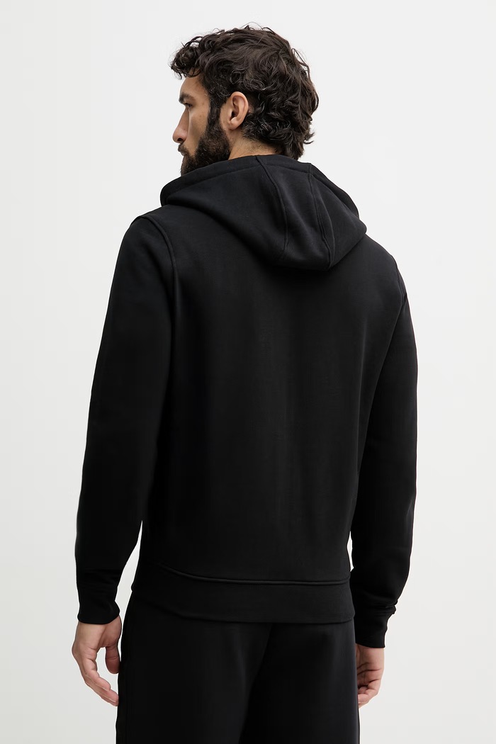 Oblečenie Guess mikina na zips s kapucňou pánska s bavlnou M6YQ48.K4244 čierna