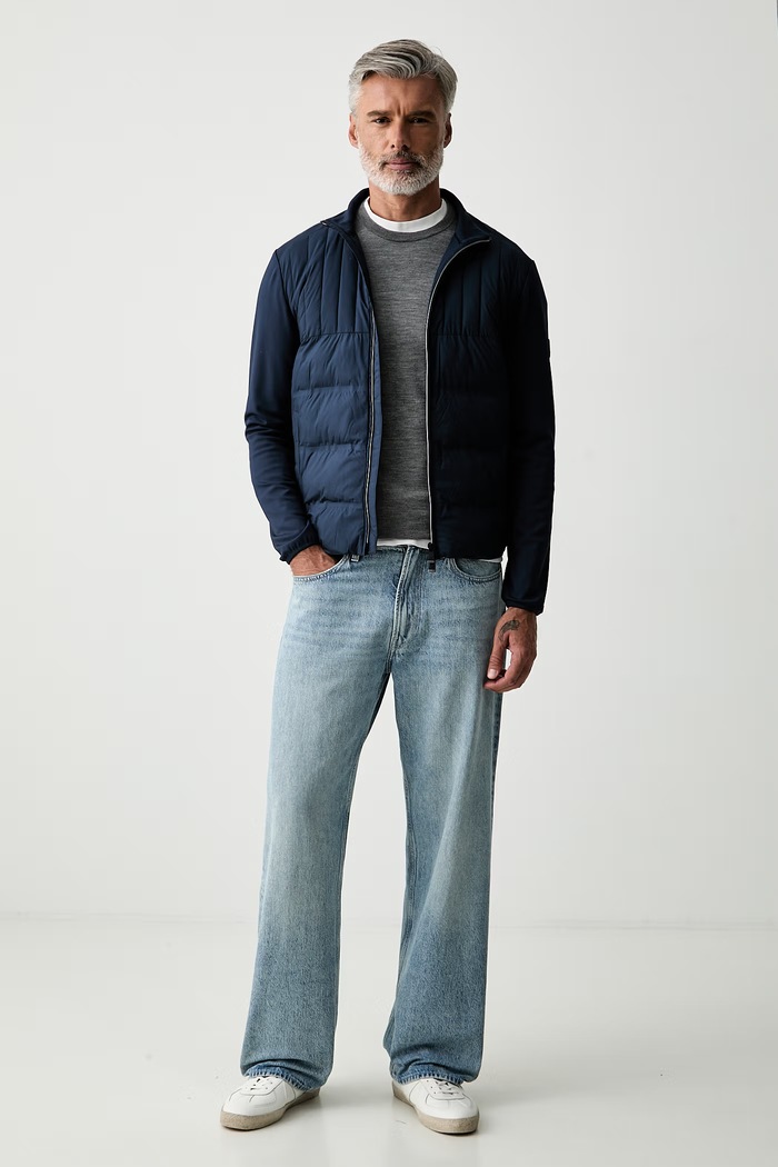 Hackett London kurtka przejściowa męska HM5800123 granatowy AW26