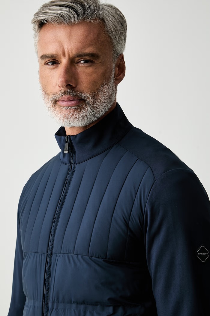 Hackett London kurtka przejściowa męska granatowy HM5800123