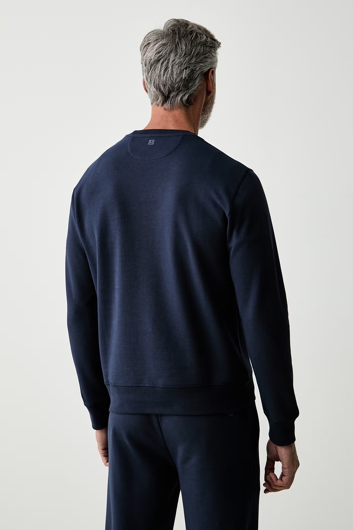 Odzież Hackett London bluza męska bawełniana HM5800112 granatowy