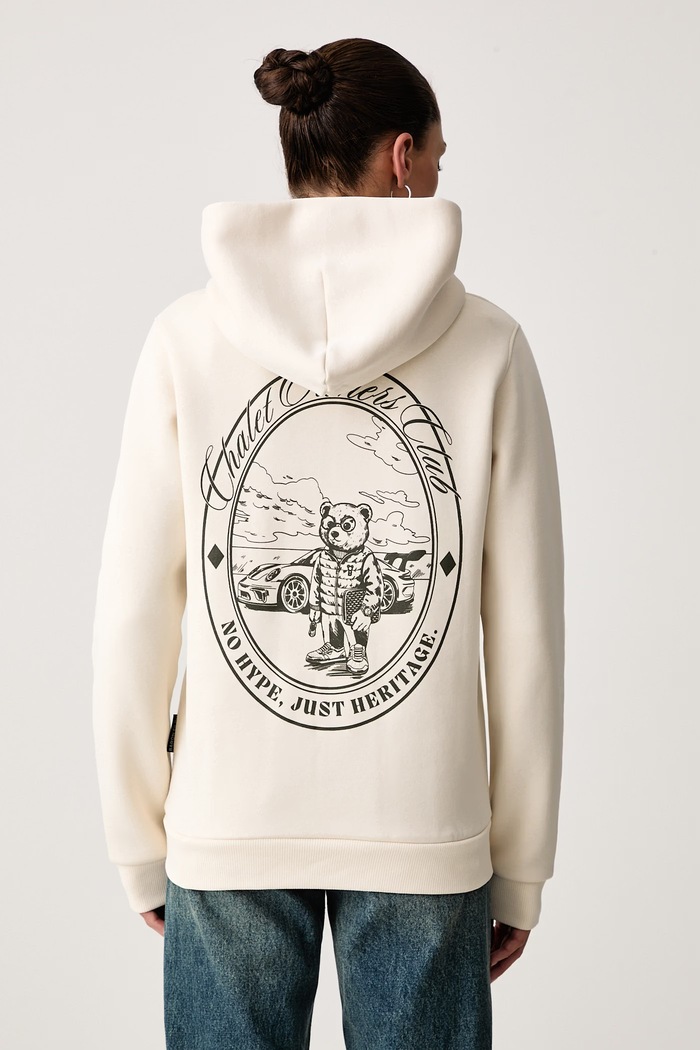 Baron Filou Bluza z kapturem z bawełną 000016902 beżowy AW26