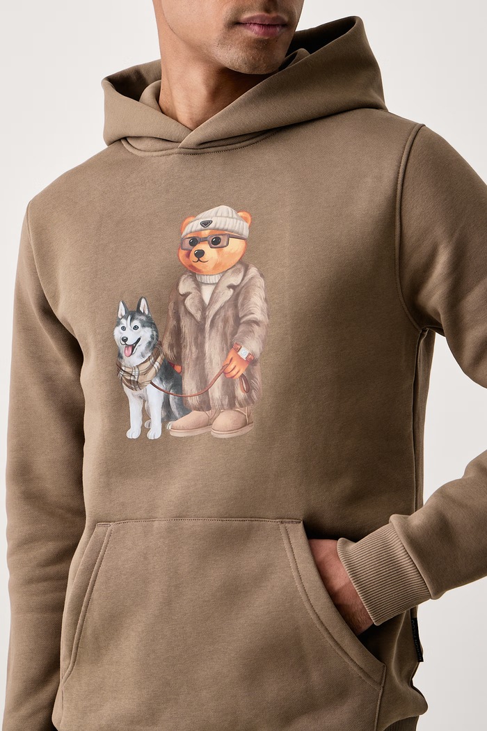 Baron Filou Bluza z kapturem z bawełną 000016678