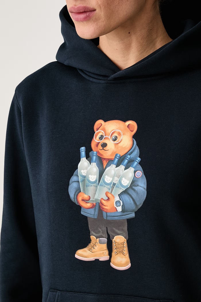 Baron Filou Bluza z kapturem z bawełną 000016664