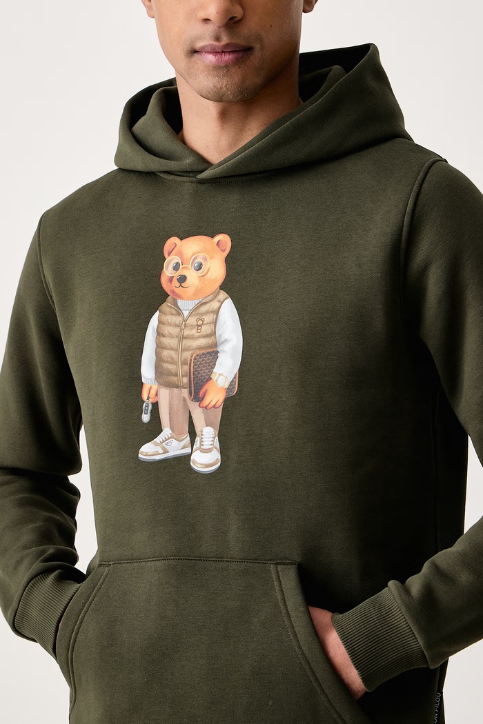 Baron Filou Bluza z kapturem z bawełną 000016685