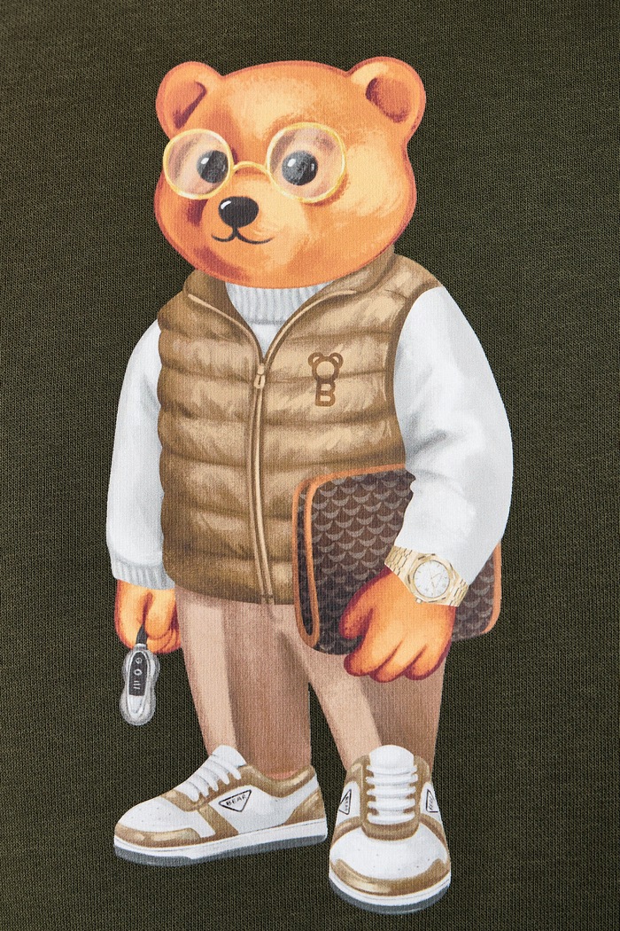 Baron Filou Bluza z kapturem z bawełną 000016685