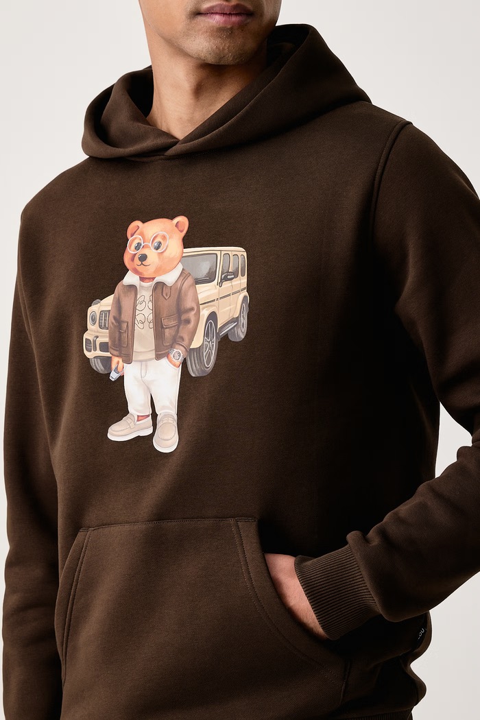 Baron Filou Bluza z kapturem z bawełną 000016671