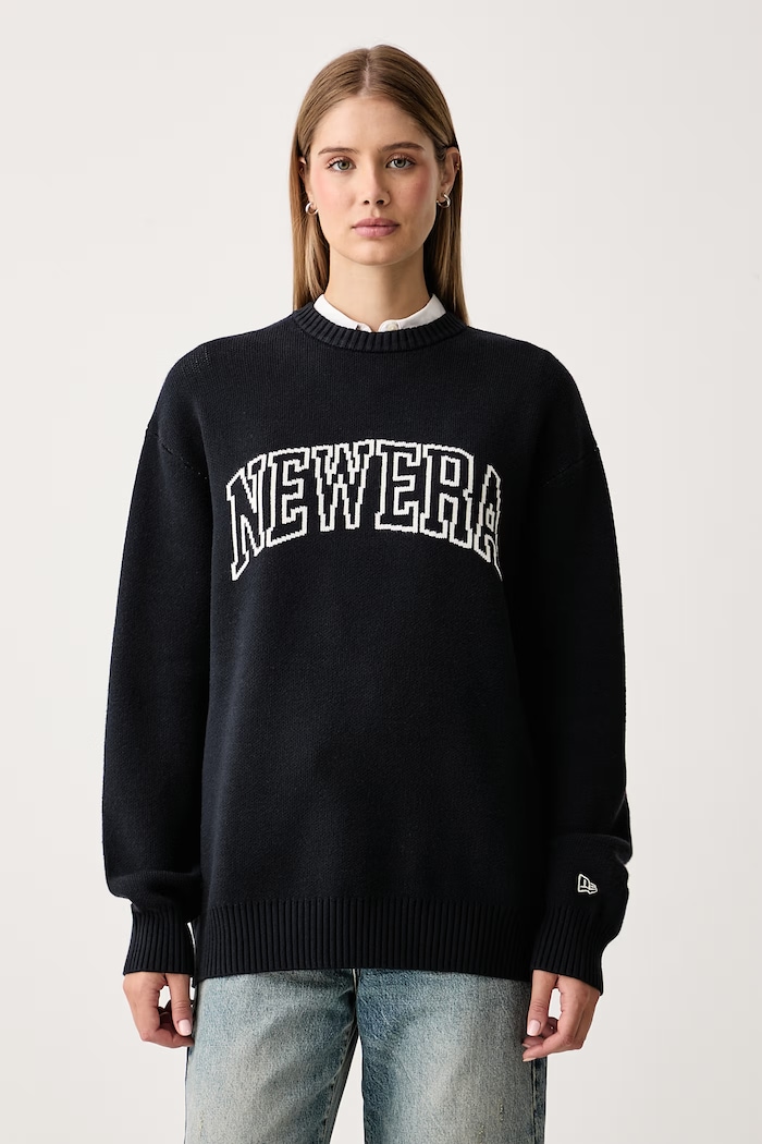 New Era Sveter s viskózou tmavomodrá 60897459
