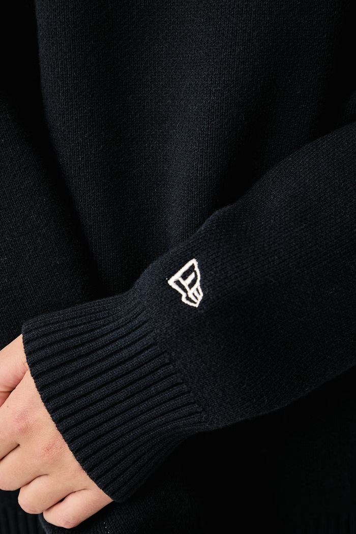 Sweter z wiskozą New Era granatowy 60897459