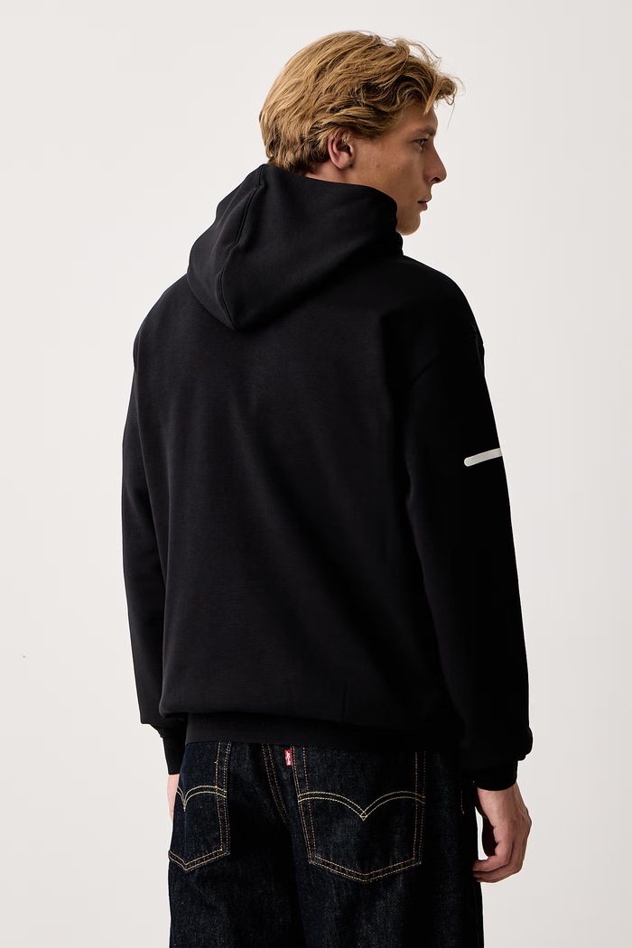 Odzież New Era Bluza z kapturem z bawełną 60897377 czarny