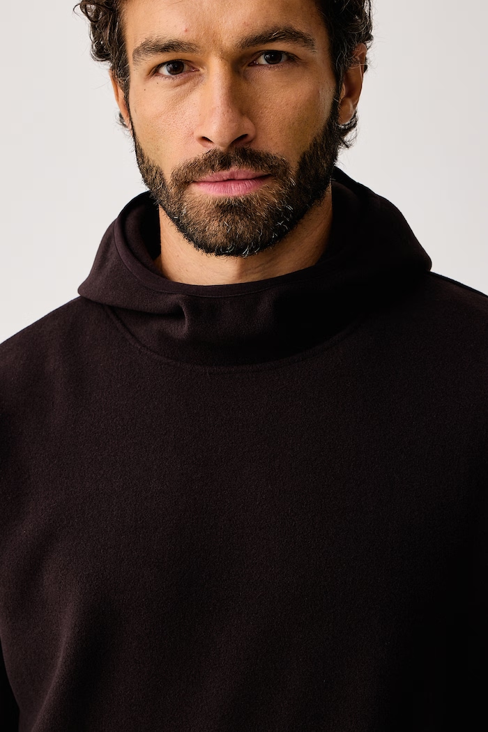 Bluza z kapturem polarowa Fleece Hoodie Rains 19010.177 brązowy