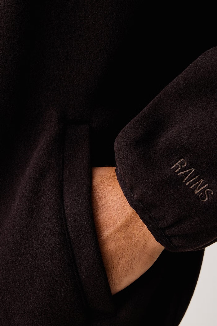 Bluza z kapturem polarowa Fleece Hoodie Rains brązowy 19010.177