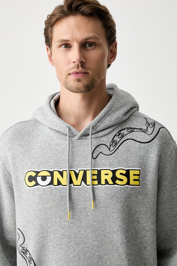 Converse bluza z kapturem z bawełną x Minions & Monsters CVM6H227