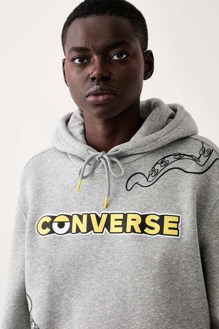 Converse bluza z kapturem z bawełną x Minions & Monsters CVM6H227