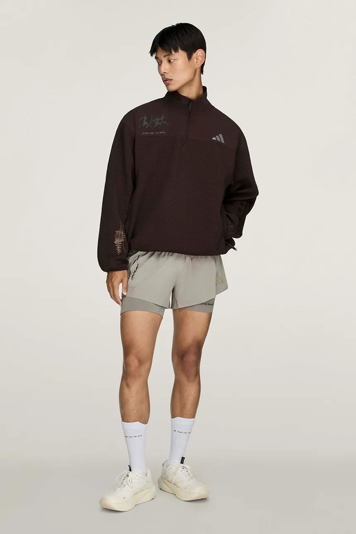 adidas Originals Adidas Running x Song For The Mute μπλούζα KQ6770 καφέ AW26