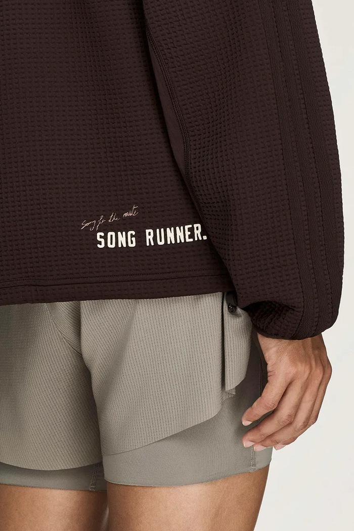 Adidas Running x Song For The Mute μπλούζα adidas Originals KQ6770 καφέ