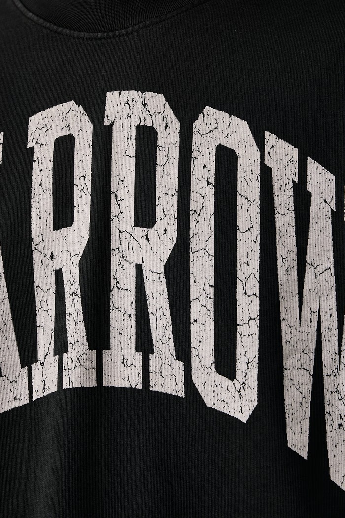 Bluza bawełniana Barrow czarny F6BWUASW009