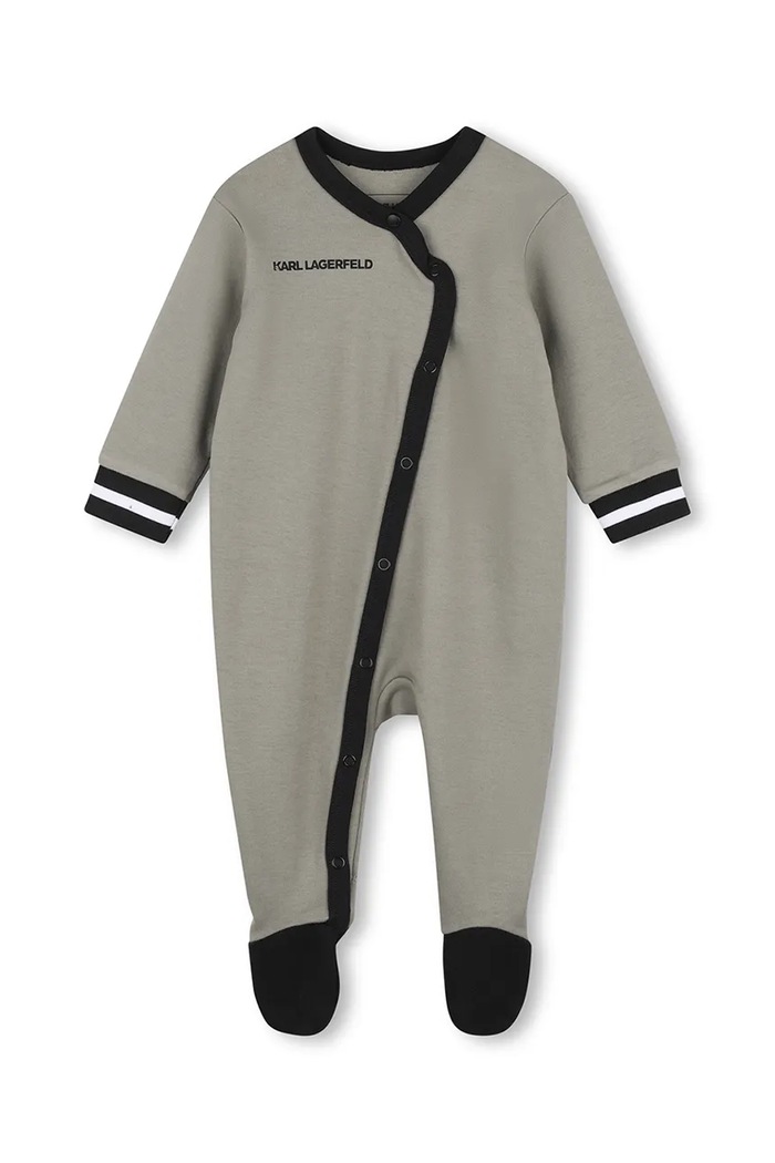 Dječaci Karl Lagerfeld Kombinezon za bebe od pamuka Z31493.60.81 zelena