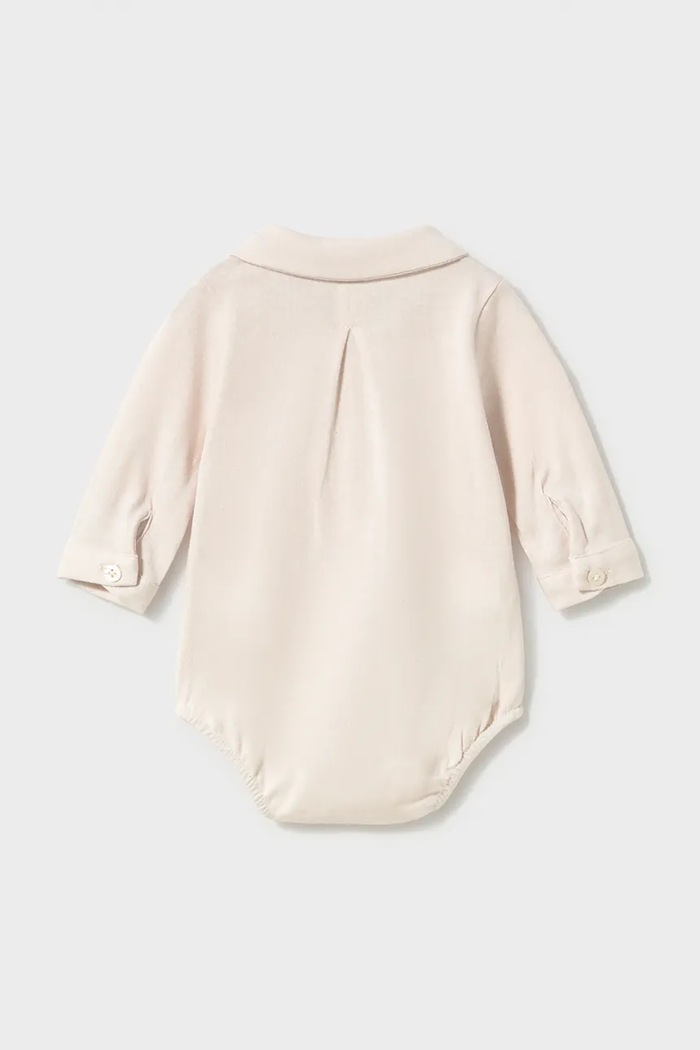 Mayoral Newborn body pentru bebeluși din bumbac 2775.1K.Newborn.9BY2 bej AW26