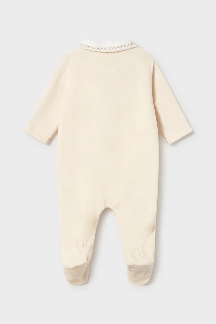 Mayoral Newborn kombinezon za bebe s pamukom 2764.1B.Newborn.9BY2 bež AW26