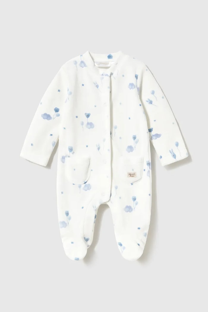 Mayoral Newborn śpiochy niemowlęce z bawełną beżowy 2761.1A.Newborn.9BY2
