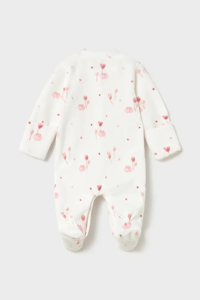 Mayoral Newborn Kombinezon za bebe s pamukom 2761.1A.Newborn.9BY2 roza AW26