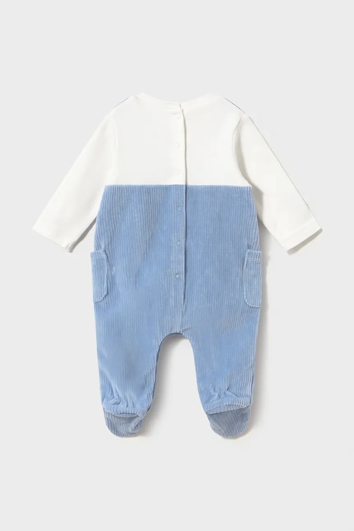 Mayoral Newborn Kombinezon za bebe od pamuka 2660.1H.Newborn.9BY2 plava AW26