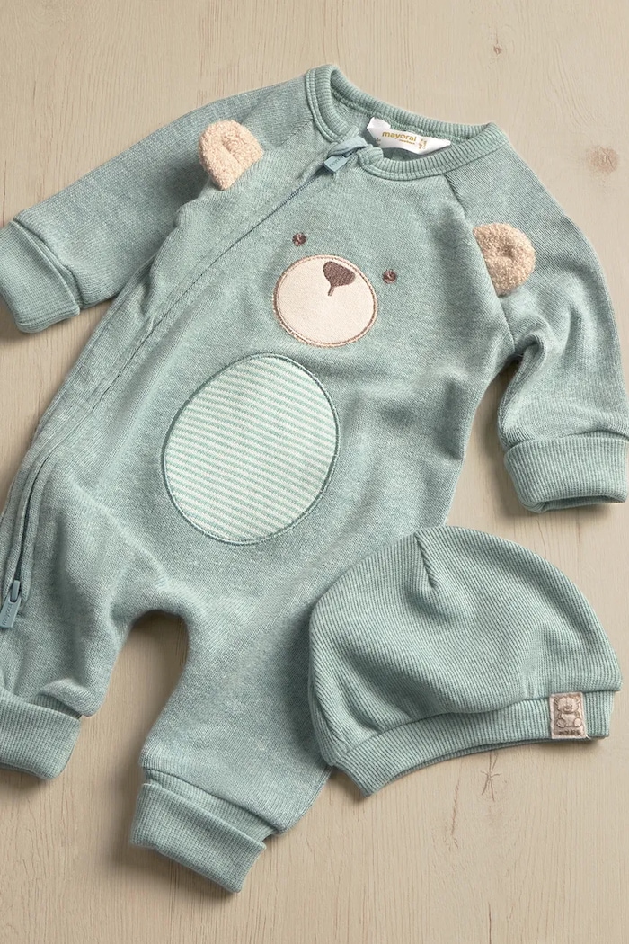 Body dětské s bavlnou Mayoral Newborn 2659.1F.Newborn.9BY2 tyrkysová