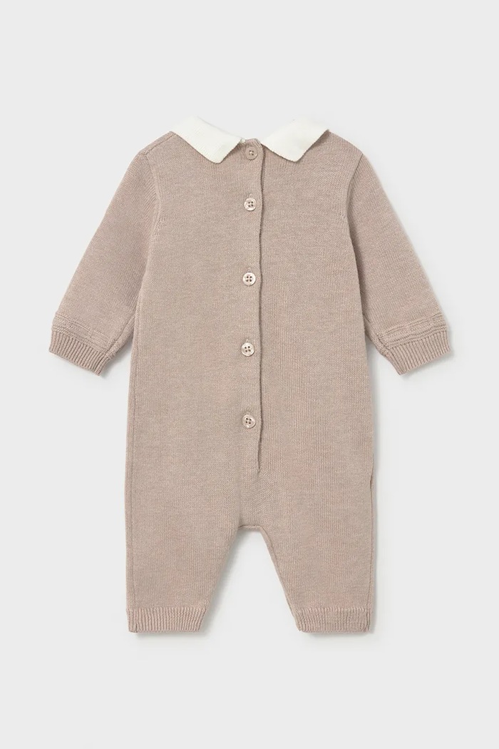 Mayoral Newborn чоловічок для немовлят з бавовною 2601.1C.Newborn.9BY2 бежевий AW26