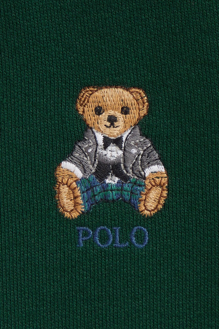 Dečki Polo Ralph Lauren Pajac za dojenčke z bombažem 320B28709001 zelena
