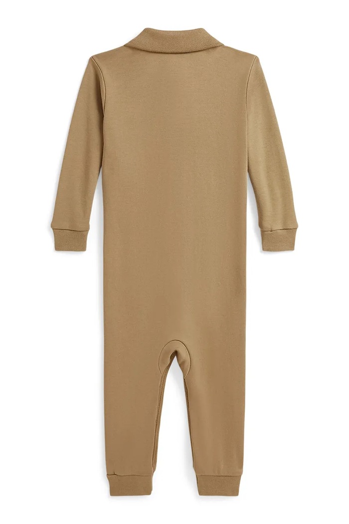 Polo Ralph Lauren φορμάκι βρεφικό βαμβακερό 320785249500 καφέ AW26