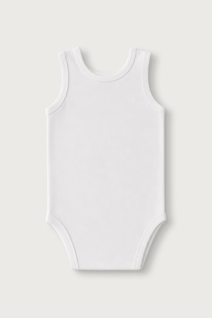 Body dziecięce bawełniane z elastanem 2-pack United Colors of Benetton 3WGGAB012.W.Reproposal beżowy