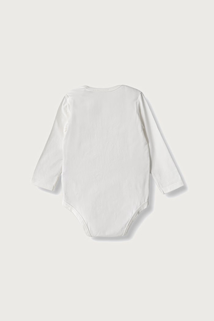 Body dziecięce bawełniane z elastanem 2-pack United Colors of Benetton beżowy 3WGGAB011.W.Reproposal