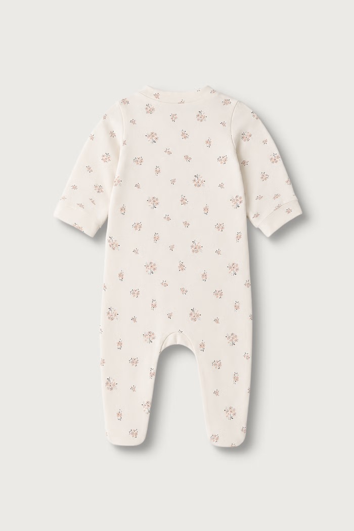 United Colors of Benetton Śpiochy niemowlęce bawełniane z elastanem 3UMRAT01K.G.W.Seasonal beżowy AW26