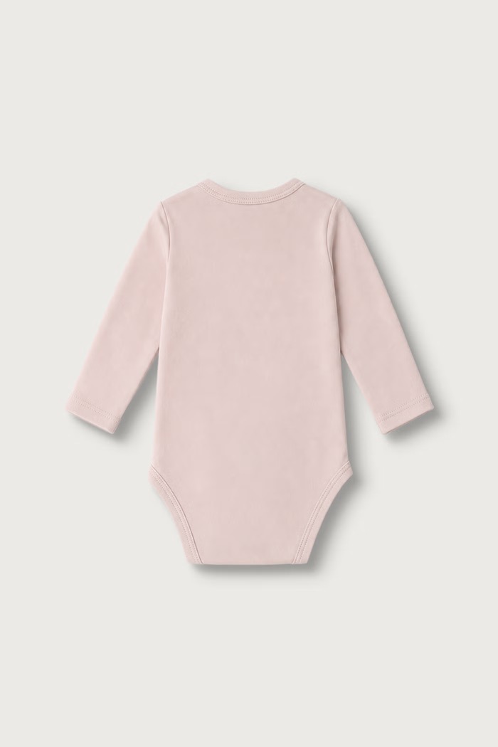 Body niemowlęce bawełniane z elastanem 2-pack United Colors of Benetton 3UMRAB014.G.W.Seasonal różowy