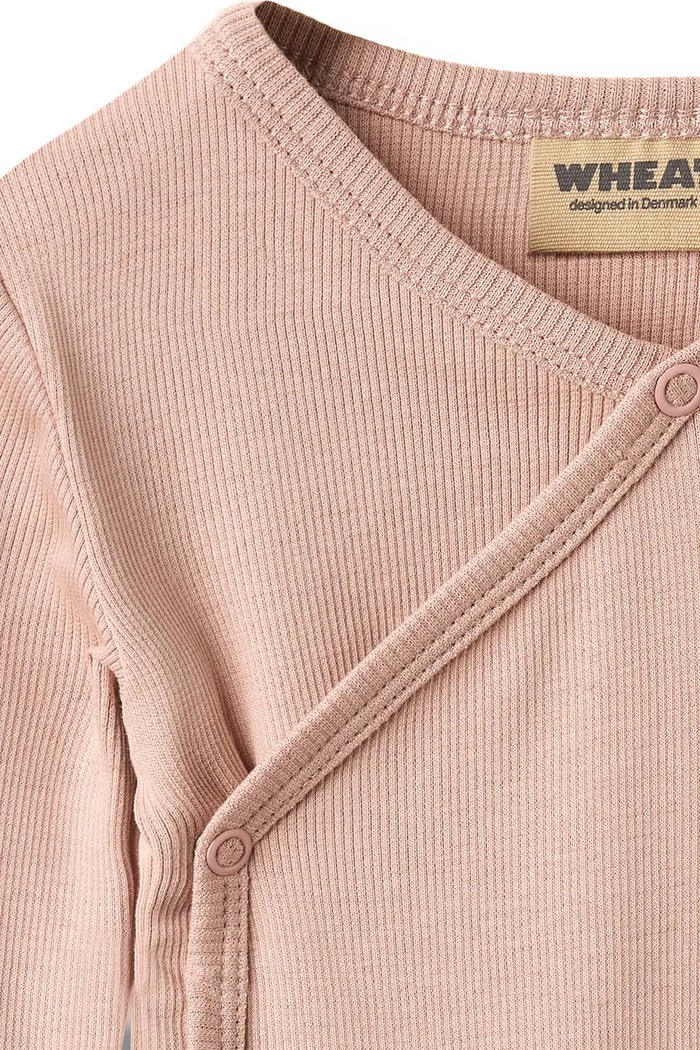 Fete Wheat Body pentru bebeluși din bumbac cu elastan 9135.006.GOTS roz