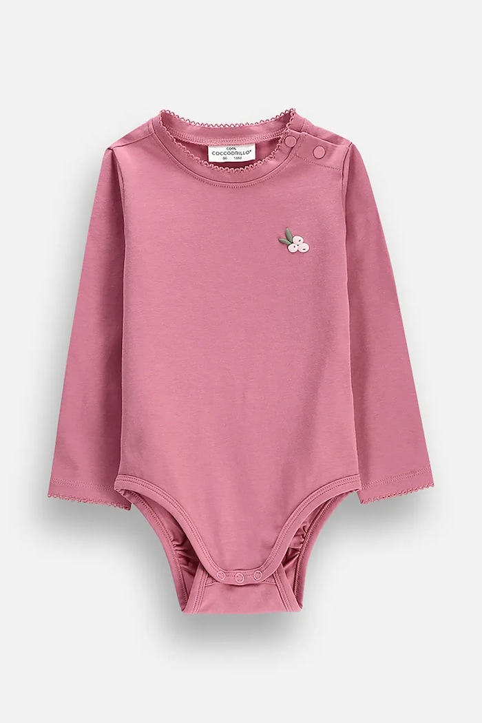 Coccodrillo Body kojenecké s bavlnou růžová ZC6112103FGN