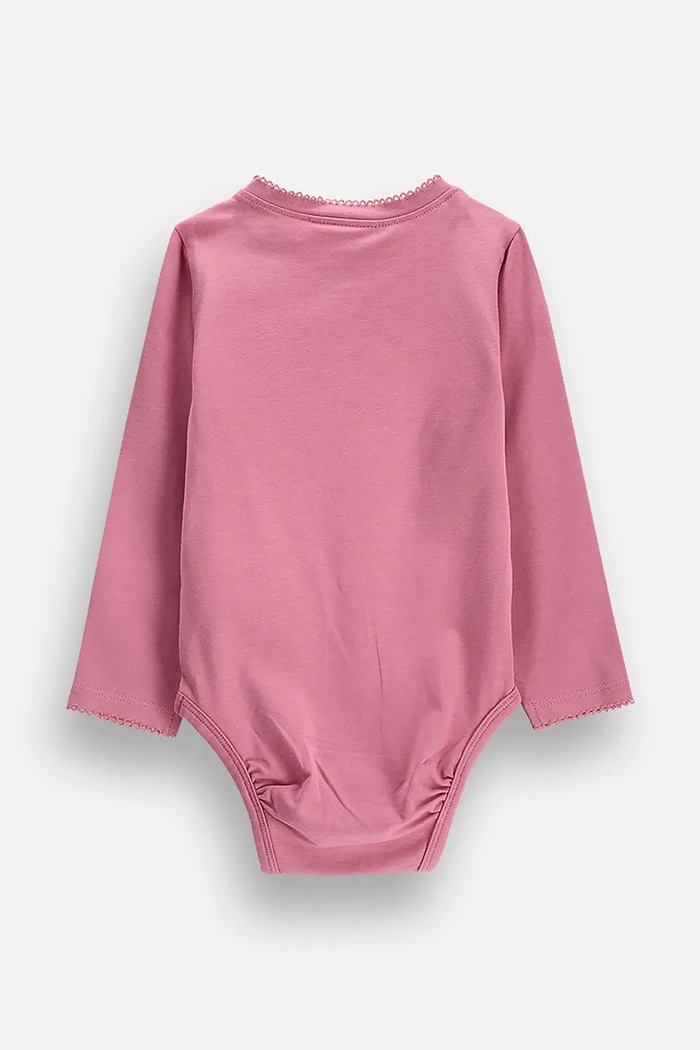 Coccodrillo Body kojenecké s bavlnou ZC6112103FGN růžová AW26