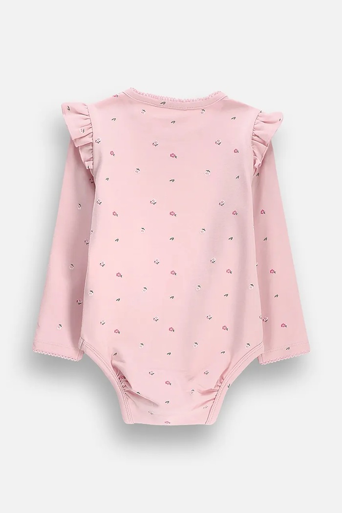 Coccodrillo Body kojenecké bavlněné ZC6112102FGN růžová AW26