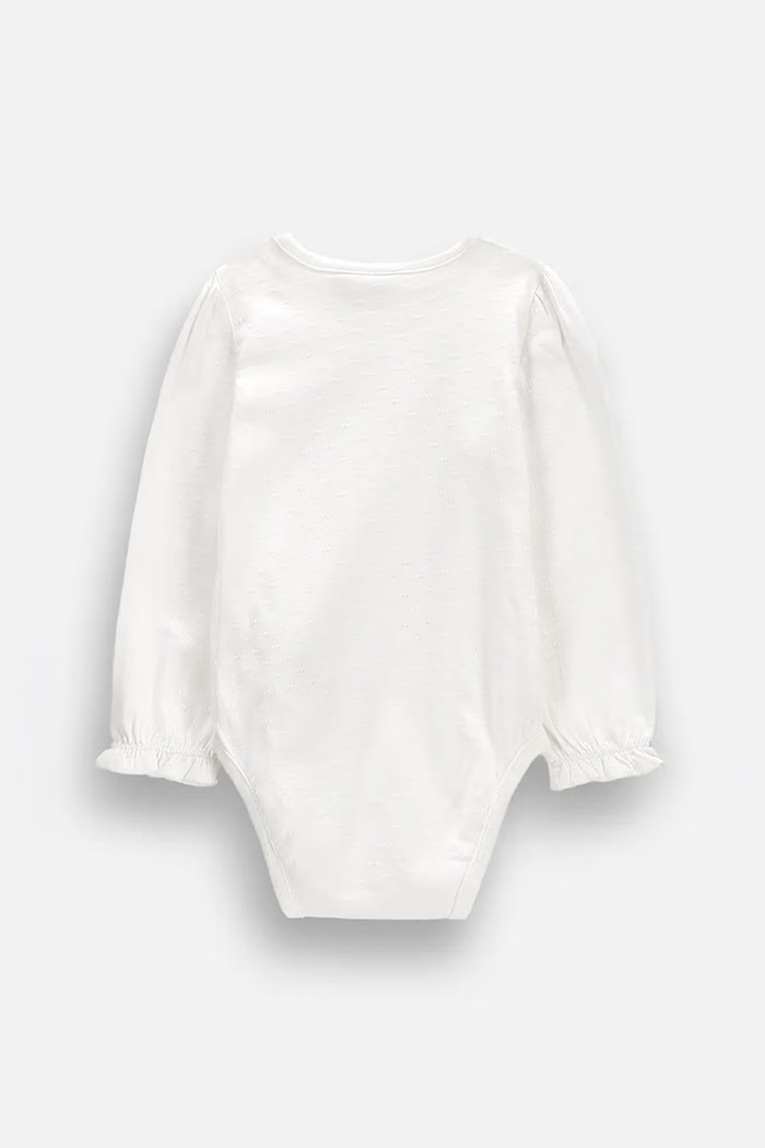 Coccodrillo Body pentru bebeluși din bumbac ZC6112101FGN bej AW26