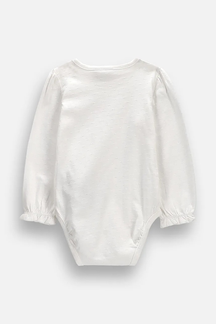 Coccodrillo Body kojenecké bavlněné ZC6112101FGN béžová AW26