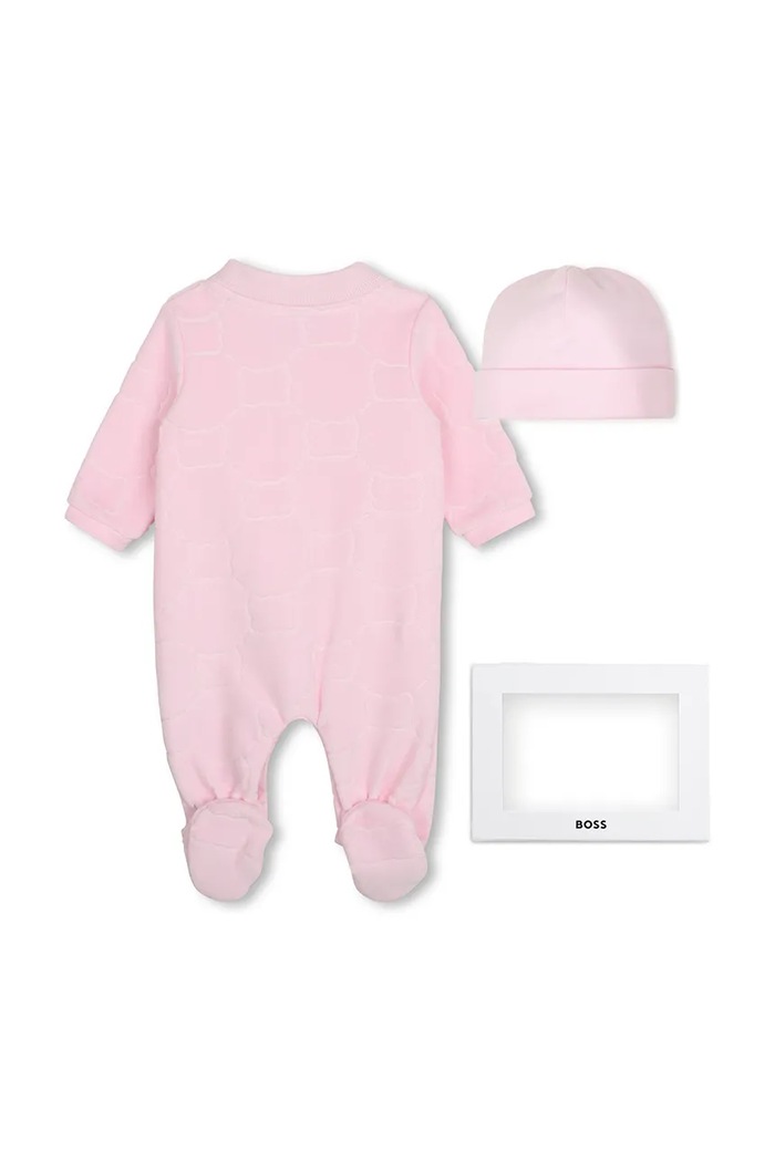 BOSS Dupačky kojenecké s bavlnou J53324 růžová AW26