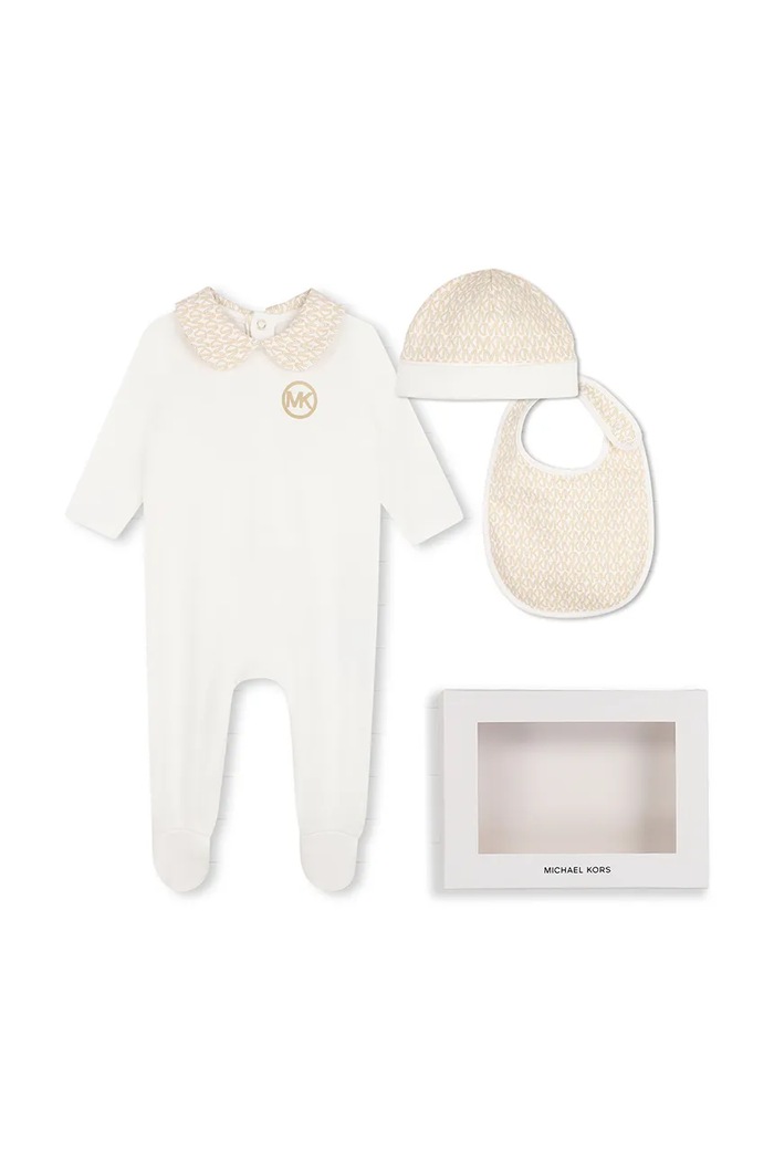 Michael Kors kombinezon za bebe od pamuka bijela R30837