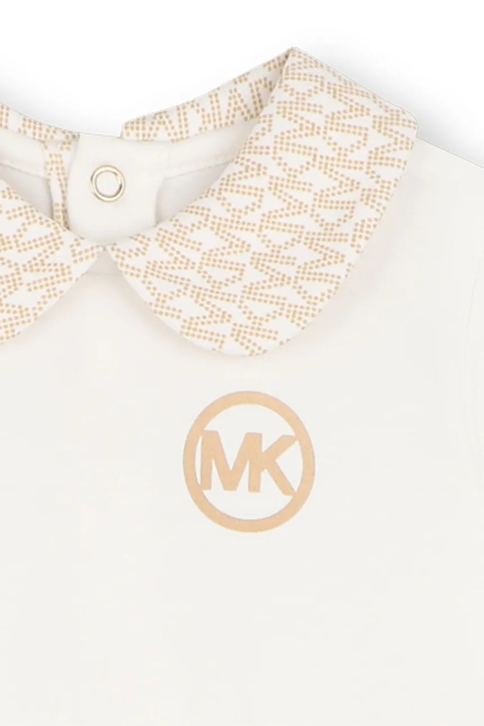 Michael Kors kombinezon za bebe od pamuka bijela R30837