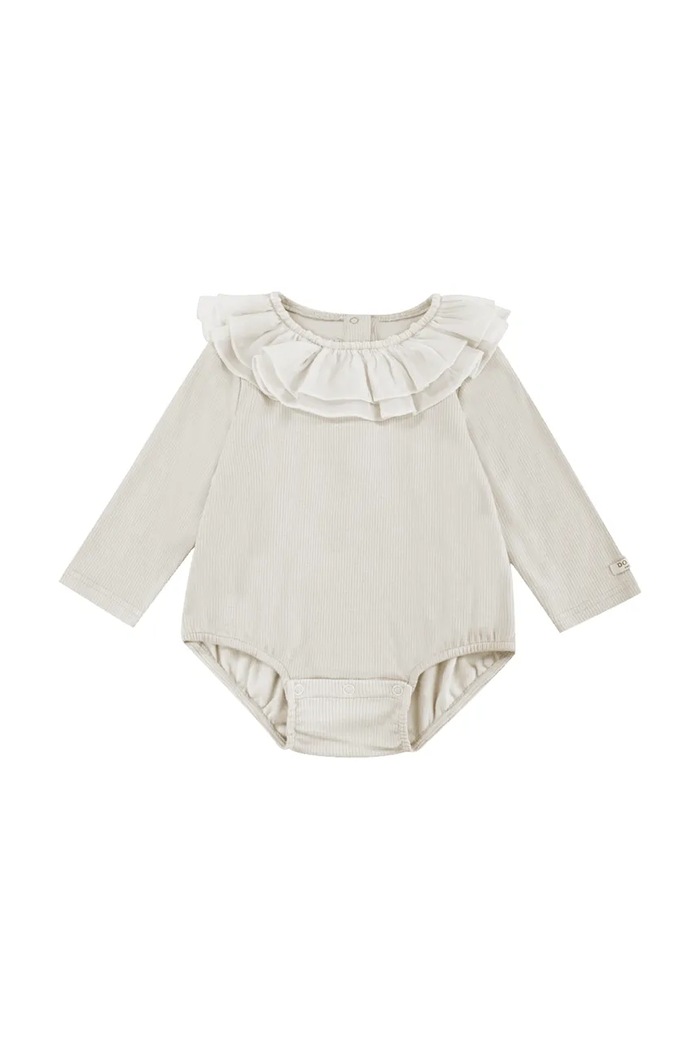 Donsje боди за бебе Fabien Bodysuit бежов 3051000