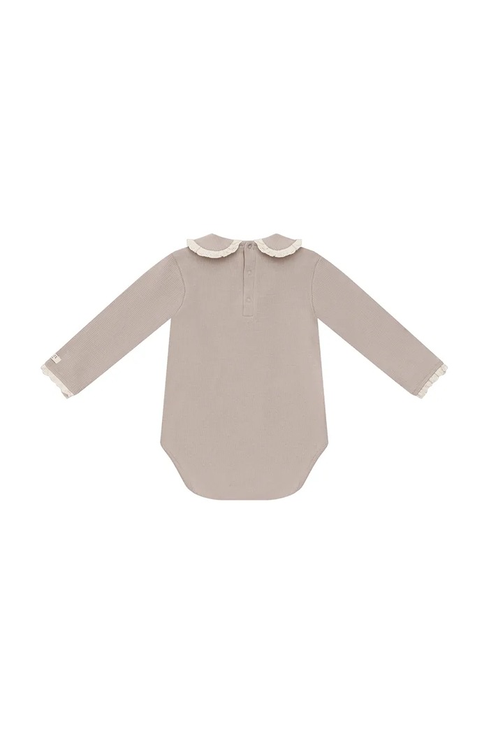 Donsje body pentru bebeluși din bumbac cu elastan Diete Bodysuit 3030300 maro AW26